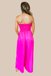 Callie Neon Fuchsia Wide Leg Jumpsuit - SALE