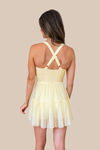 POPFLEX Corset Pirouette Dress - Buttercream