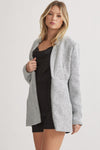 Brixton Pocketed Coat - Heather Grey