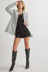 Brixton Pocketed Coat - Heather Grey