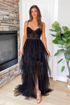 Forever Love Tulle Maxi Dress - Black (Size Small ships ASAP, Medium & Large on PREORDER to ship by 11/8/24)