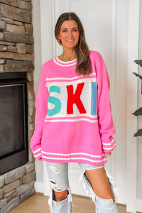 Ski Sweater - Pink