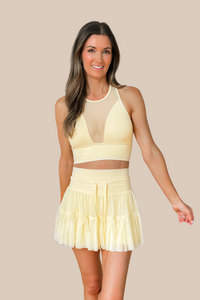 POPFLEX Pirouette Skort - Buttercream