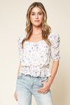 Sweetest Days Floral Print Top - SALE