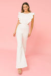 Forever Yours White Denim Jumpsuit - restock!