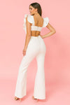 Forever Yours White Denim Jumpsuit - restock!