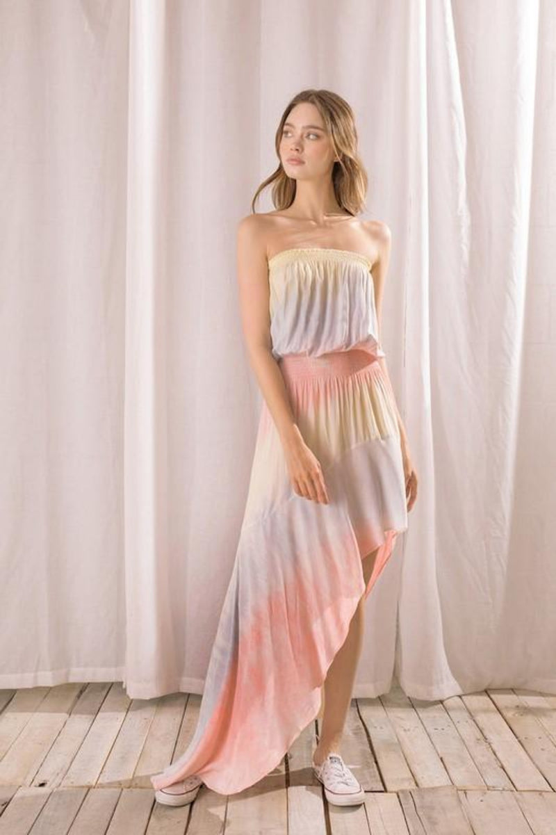 On The Bright Side Tie Dye Maxi Dress - SALE