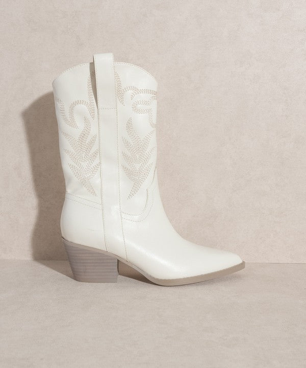 Sirena Western Boot - White