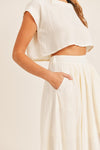 Dare To Be Cream Two Piece Set - restock!