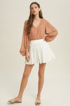 Fancy Like White Eyelet Mini Skirt - SALE