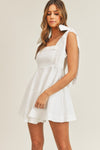 All In The Details White Mini Dress