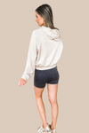 Low Key Hoodie Sweatshirt - Cream - FINAL SALE