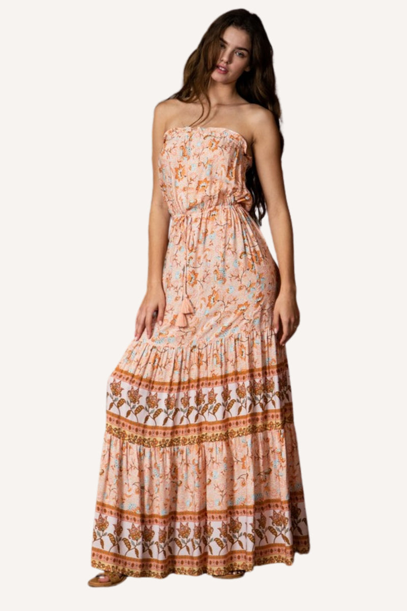 Just Peachy Maxi Dress - FINAL SALE