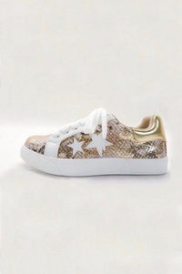 Show Stopper Snakeskin Star Sneakers