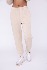 Low Key Pocketed Joggers - Cream - SALE