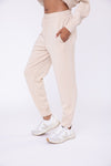 Low Key Pocketed Joggers - Cream - SALE