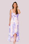 Sweet Surprise Purple Tie Dye Maxi Dress - SALE