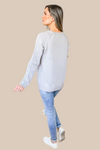 Lasting Love Grey Heart Sweater - FINAL SALE