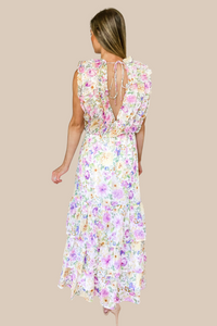 Define The Moment White Floral Maxi Dress