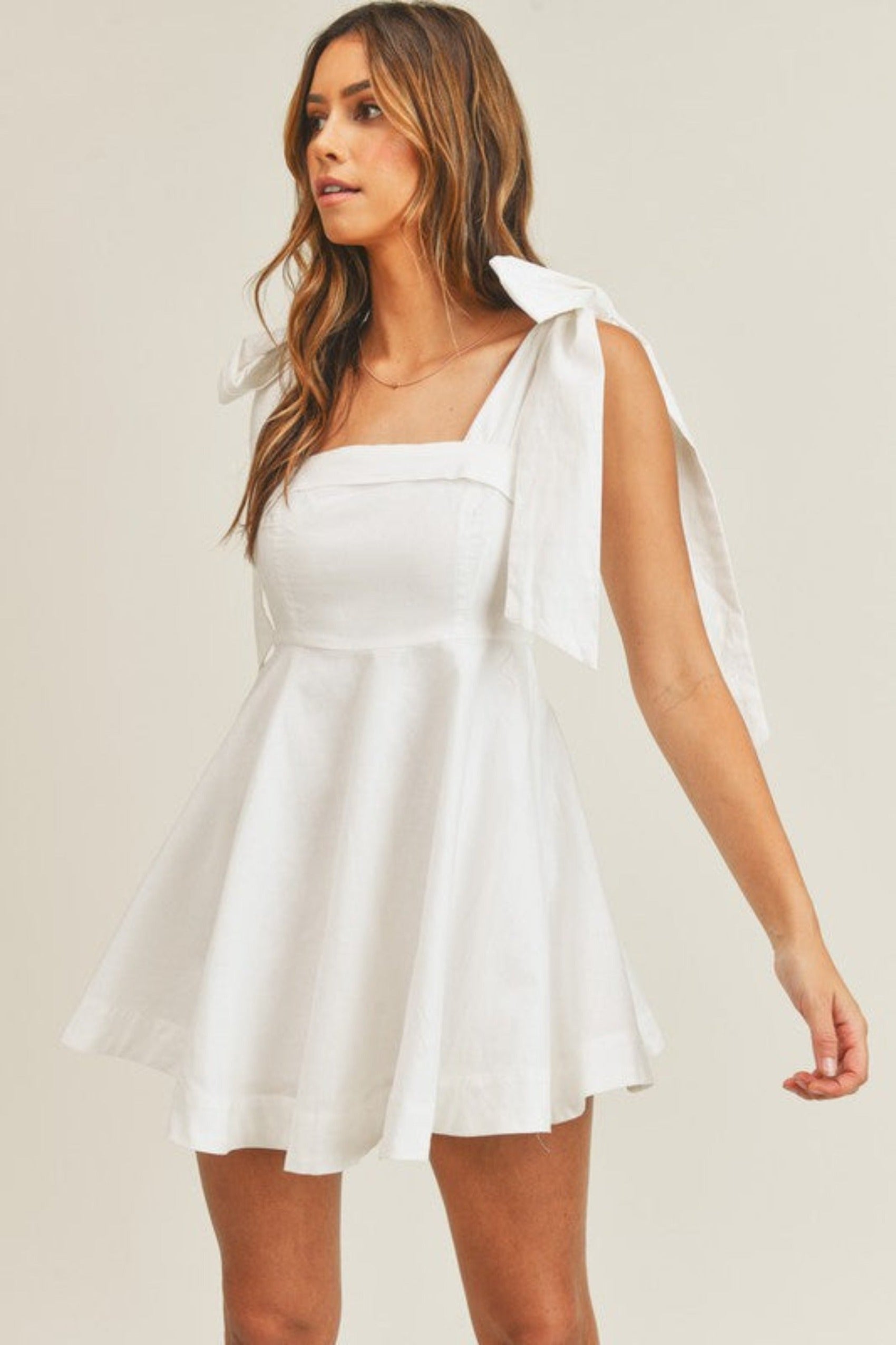 All In The Details White Mini Dress Ivy Olive Boutique